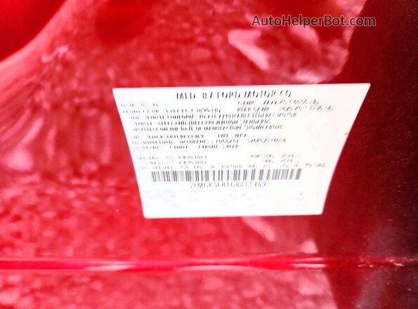 2FMGK5C81GBA11469 2016 FORD FLEX Maroon VIN sticker view