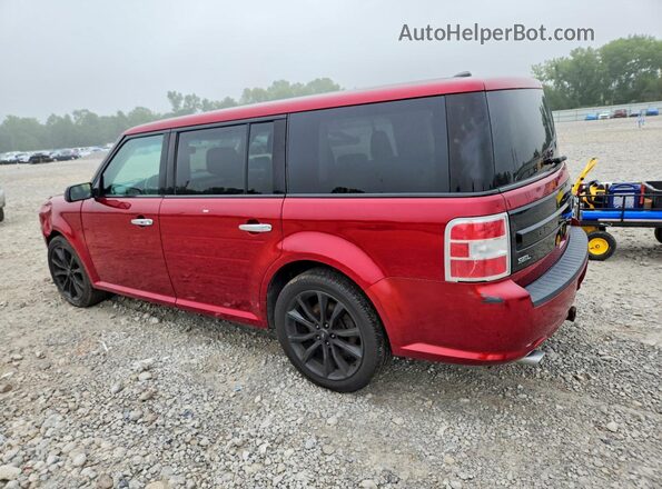 2FMGK5C81GBA11469 2016 FORD FLEX Maroon Rear left