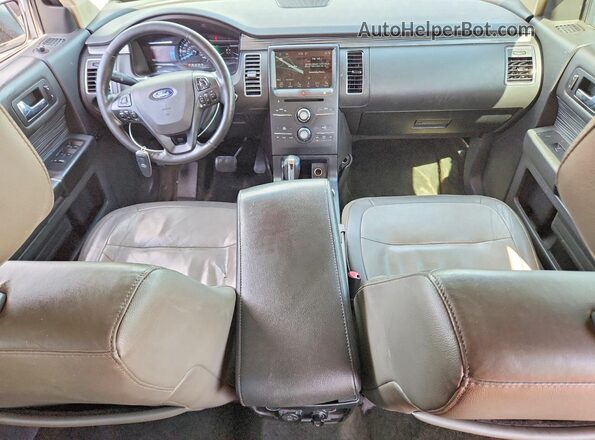 2FMGK5C81GBA17658 2016 FORD FLEX Silver Vista interior de 360 grados