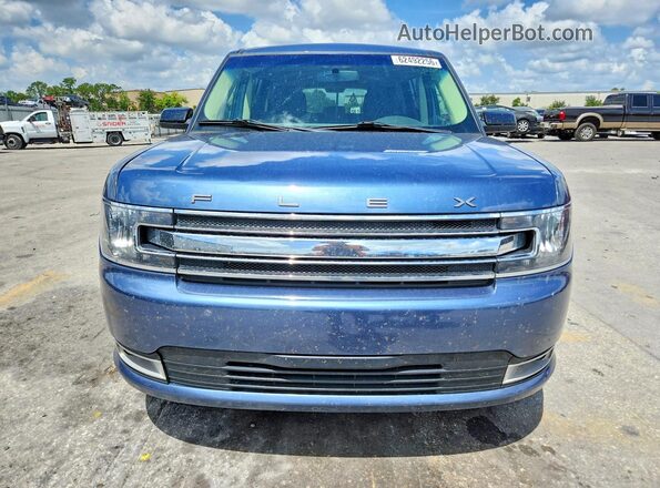 2FMGK5C81JBA10488 2018 FORD FLEX Blue Vista frontal