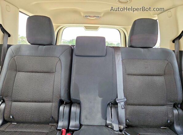 2FMGK5C81JBA10488 2018 FORD FLEX Blue Vista de los asientos traseros