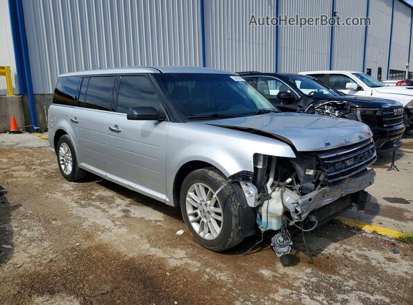 2FMGK5C81KBA14249 2019 FORD FLEX Серебряный Передняя правая четверть