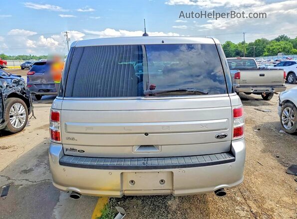 2FMGK5C81KBA14249 2019 FORD FLEX Серебряный Вид сзади
