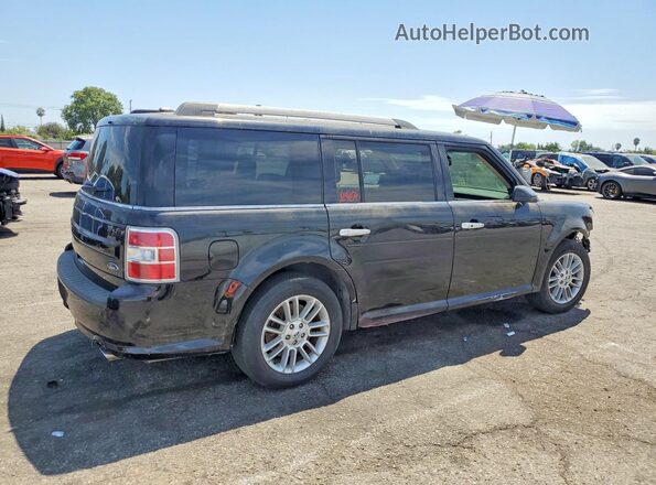 2FMGK5C81KBA17278 2019 FORD FLEX Black Trasero derecho