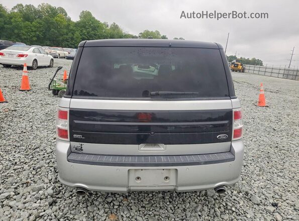 2FMGK5C82HBA08288 2017 FORD FLEX Серебряный Вид сзади