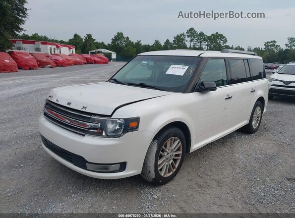 2FMGK5C82JBA02030 2018 FORD FLEX White Przód lewy