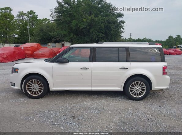 2FMGK5C82JBA02030 2018 FORD FLEX White Widok wnętrza 360 stopni