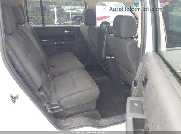2FMGK5C82JBA02030 2018 FORD FLEX White Widok naklejki z numerem VIN