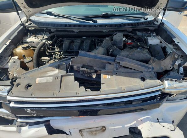 2FMGK5C84HBA07496 2017 FORD FLEX White ძრავის განყოფილების ხედი