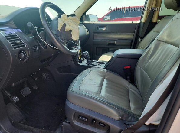 2FMGK5C84HBA07496 2017 FORD FLEX White წინა სალონის ხედი