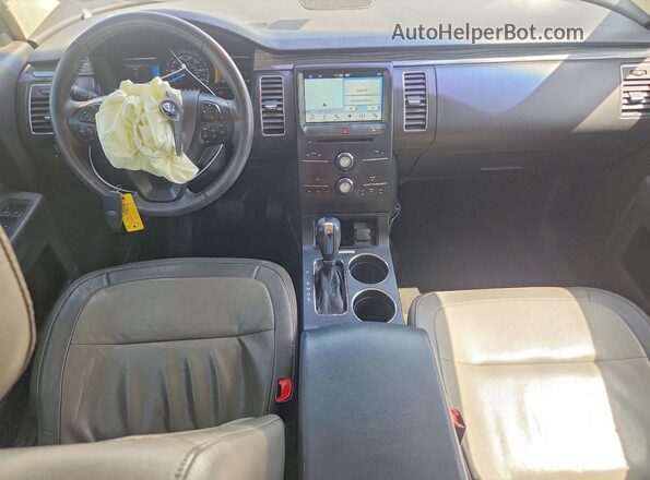 2FMGK5C84HBA07496 2017 FORD FLEX White წინა პანელის ხედი