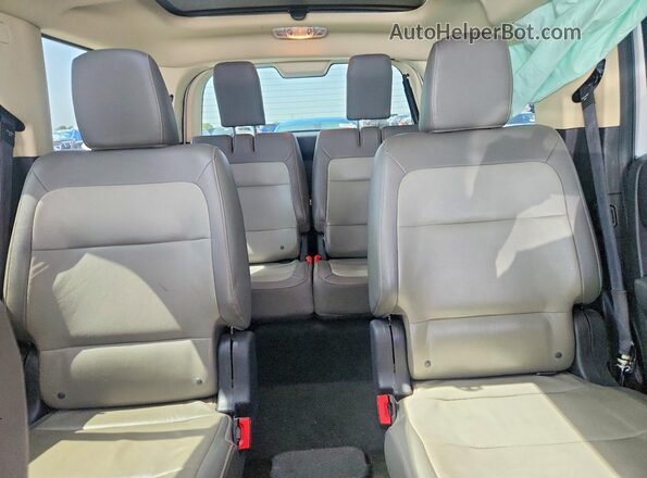 2FMGK5C84HBA07496 2017 FORD FLEX White უკანა სავარძლების ხედი