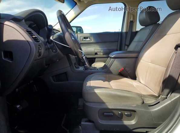 2FMGK5C84KBA13063 2019 FORD FLEX White Вид салону спереду