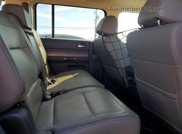 2FMGK5C84KBA13063 2019 FORD FLEX White Вид задньої частини салону