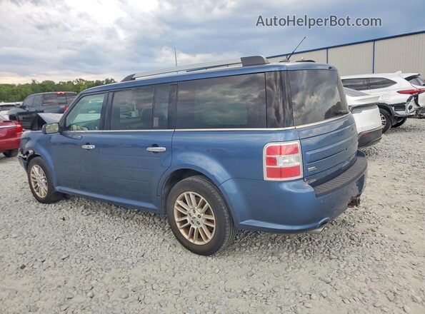 2FMGK5C84KBA25777 2019 FORD FLEX Blue უკანა მარცხენა