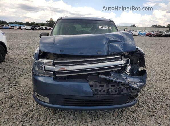 2FMGK5C84KBA25777 2019 FORD FLEX Blue წინა ხედი