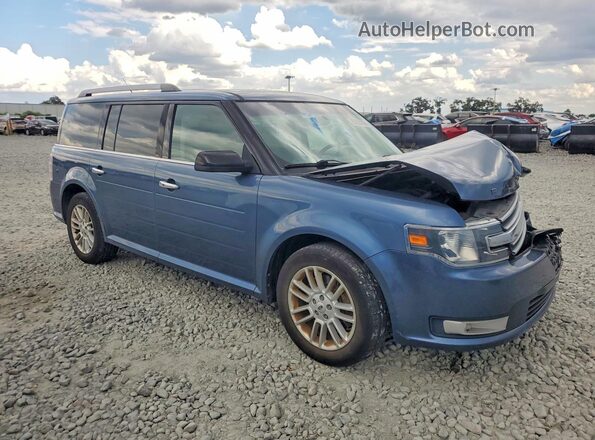 2FMGK5C84KBA25777 2019 FORD FLEX Blue წინა მარჯვენა
