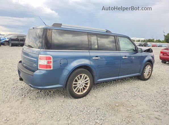 2FMGK5C84KBA25777 2019 FORD FLEX Blue უკანა მარჯვენა