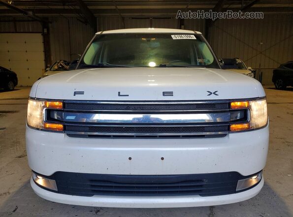 2FMGK5C85GBA12396 2016 FORD FLEX White Вид спереду
