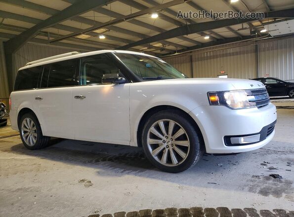 2FMGK5C85GBA12396 2016 FORD FLEX White Передня права чверть