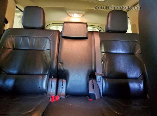 2FMGK5C85GBA12396 2016 FORD FLEX White Вид задніх сидінь