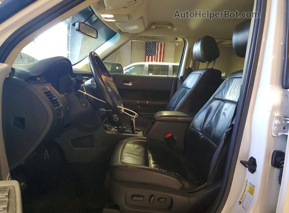 2FMGK5C85GBA12396 2016 FORD FLEX White Вид салону спереду
