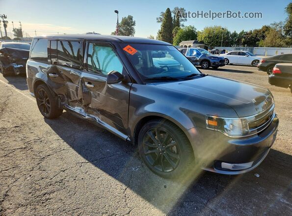 2FMGK5C85JBA21705 2018 FORD FLEX Серый Передняя правая четверть