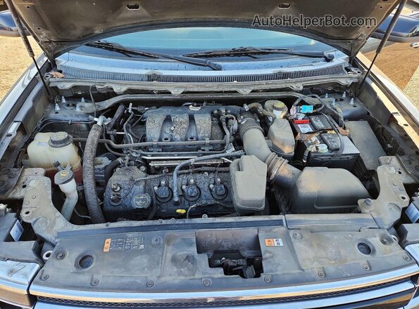 2FMGK5C85JBA21705 2018 FORD FLEX Серый Вид подкапотного пространства