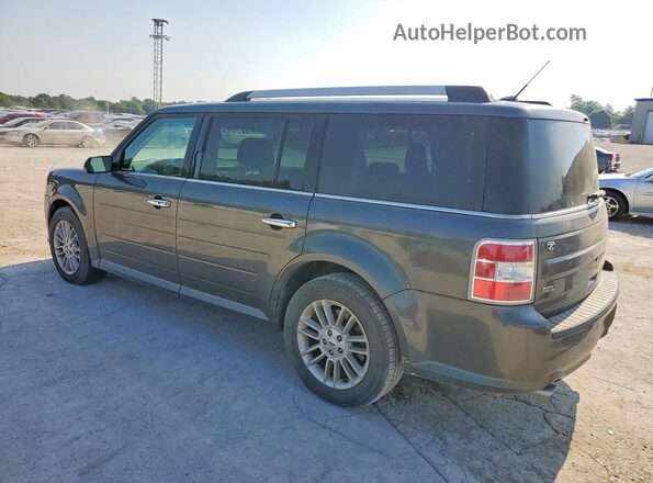 2FMGK5C85KBA33614 2019 FORD FLEX Gray Հետևի ձախ