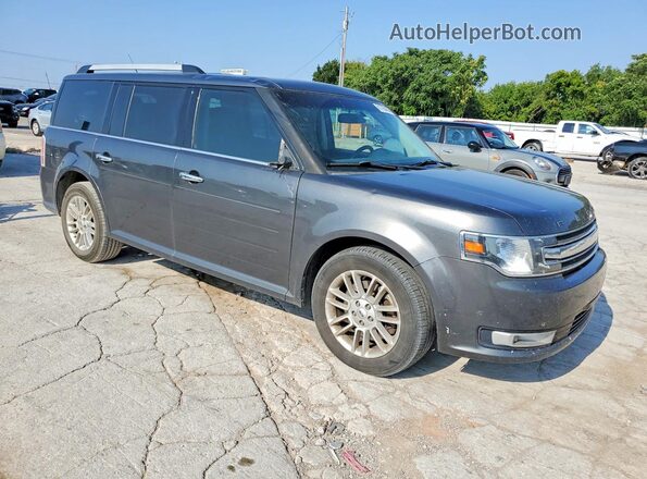 2FMGK5C85KBA33614 2019 FORD FLEX Gray Առջևի աջ