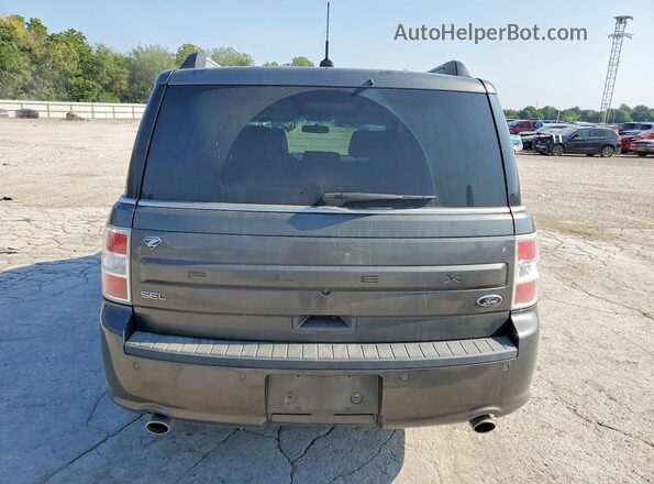 2FMGK5C85KBA33614 2019 FORD FLEX Gray Հետևի տեսք