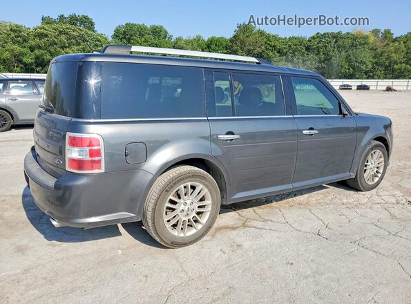 2FMGK5C85KBA33614 2019 FORD FLEX Gray Հետևի աջ