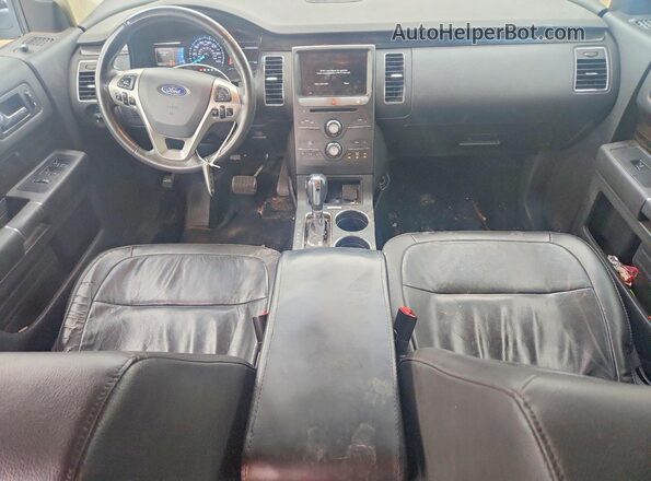 2FMGK5C85KBA33614 2019 FORD FLEX Gray Առջևի վահանակի տեսք