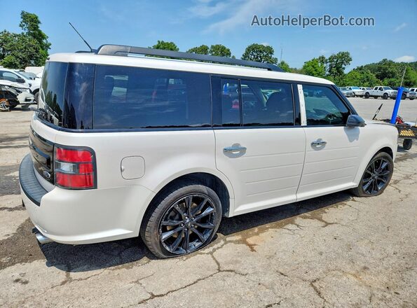 2FMGK5C85KBA34424 2019 FORD FLEX White Задня права чверть