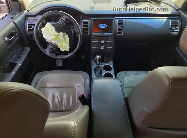 2FMGK5C85KBA34424 2019 FORD FLEX White Вид панелі приладів