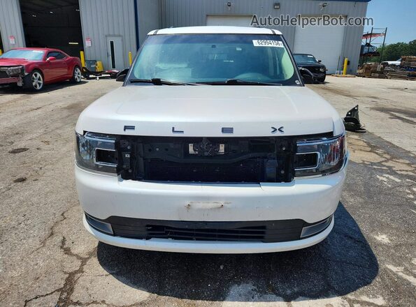 2FMGK5C85KBA34424 2019 FORD FLEX White Вид спереду
