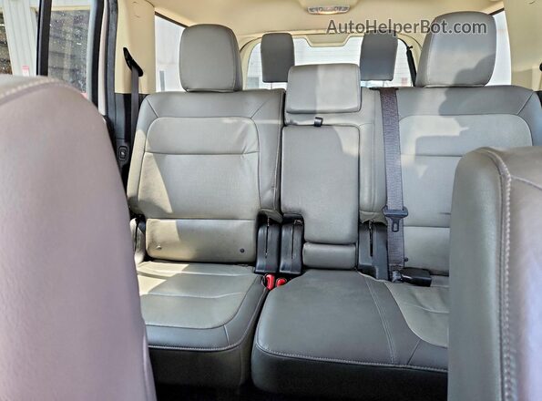 2FMGK5C85KBA34424 2019 FORD FLEX White Вид задніх сидінь