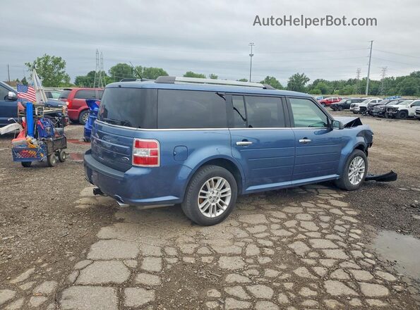2FMGK5C86JBA00667 2018 FORD FLEX Blue Tył prawy