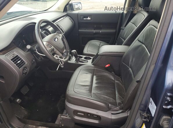 2FMGK5C86JBA00667 2018 FORD FLEX Blue Widok wnętrza z przodu