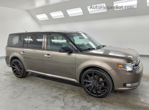 2FMGK5C86KBA30723 2019 FORD FLEX Tan წინა მარჯვენა