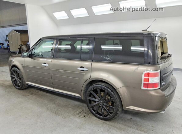 2FMGK5C86KBA30723 2019 FORD FLEX Tan უკანა მარცხენა