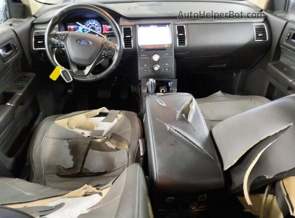 2FMGK5C86KBA30723 2019 FORD FLEX Tan წინა პანელის ხედი
