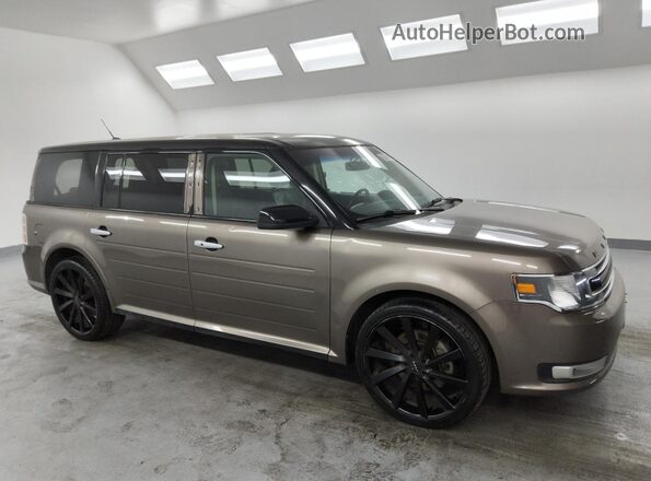 2FMGK5C86KBA30723 2019 FORD FLEX Tan 