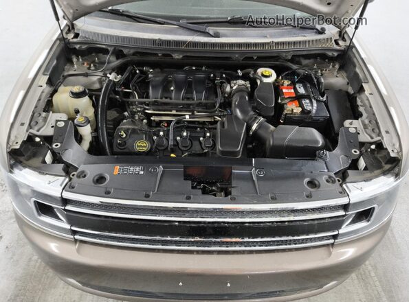 2FMGK5C86KBA30723 2019 FORD FLEX Tan 