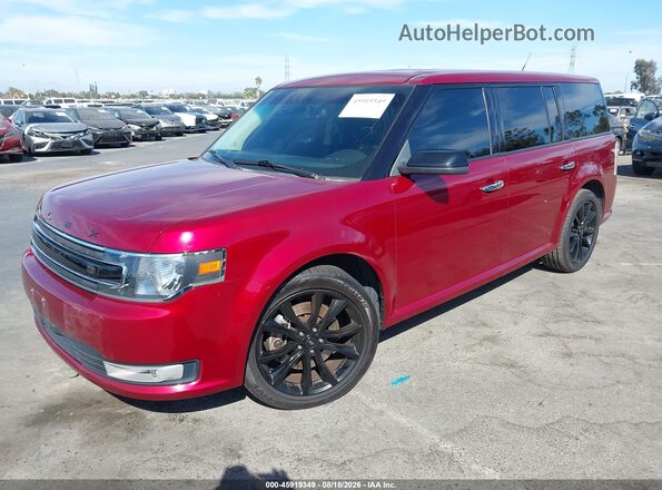 2FMGK5C87GBA24274 2016 FORD FLEX Red Передня ліва чверть