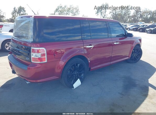 2FMGK5C87GBA24274 2016 FORD FLEX Red Задня права чверть