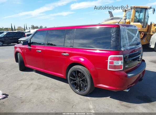 2FMGK5C87GBA24274 2016 FORD FLEX Red Задня ліва чверть