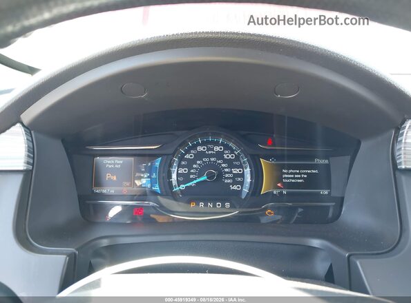 2FMGK5C87GBA24274 2016 FORD FLEX Red Вид задніх сидінь