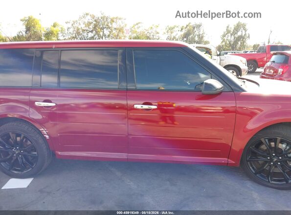 2FMGK5C87GBA24274 2016 FORD FLEX Red Вид задньої частини салону