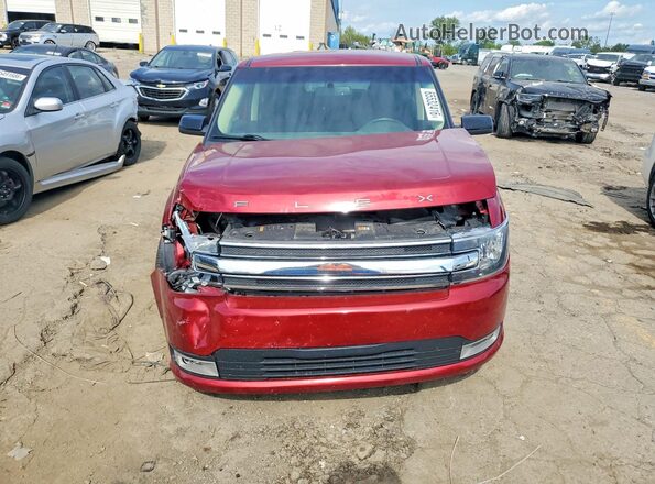 2FMGK5C87JBA18689 2018 FORD FLEX Red წინა ხედი